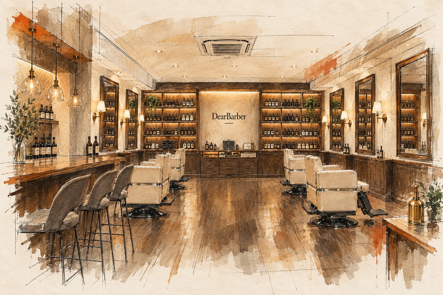 DearBarber上本町本店 リニューアルイメージ